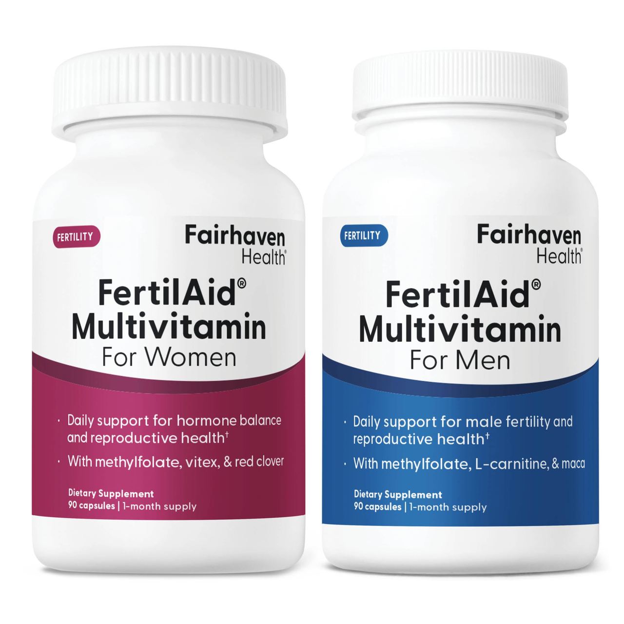 FertilAid Multivitamin Value Pack — for women and men
